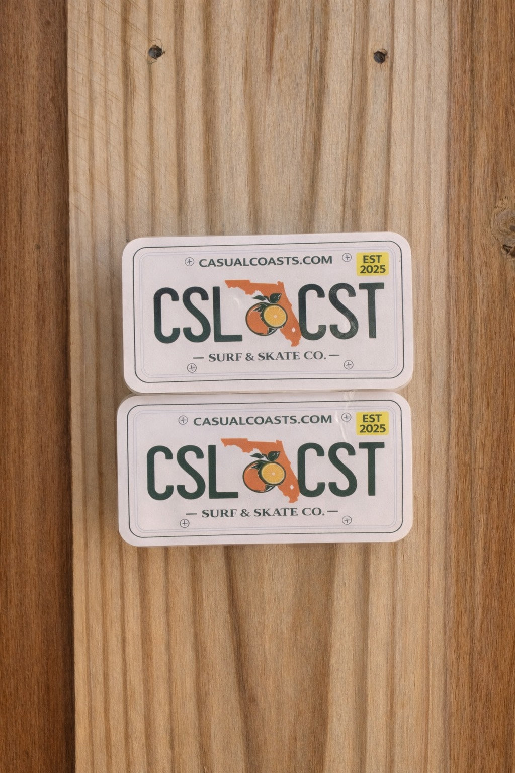 CSL CST FL License Plate Sticker